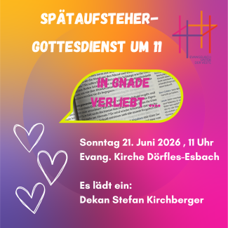 Spätaufstehergottesdienst 21.06.2026