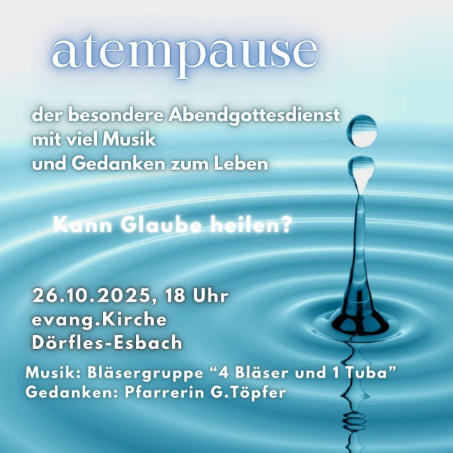 Atempause 26.10.2025