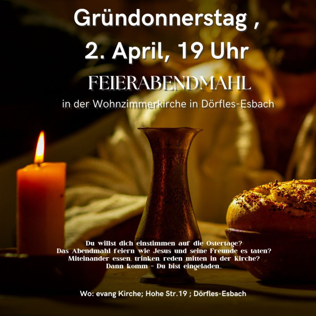 Gründonnerstag 2.4.26