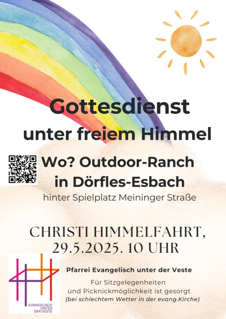 Pfarrgottesdienst an Himmelfahrt