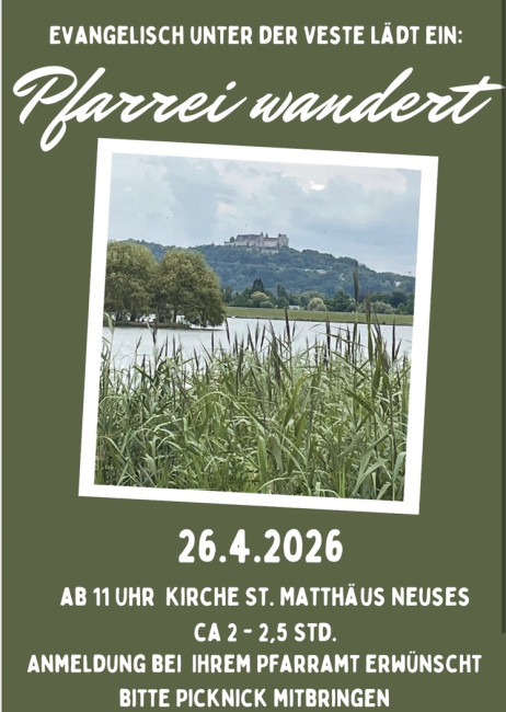 Pfarrei wandert 26.04.2026