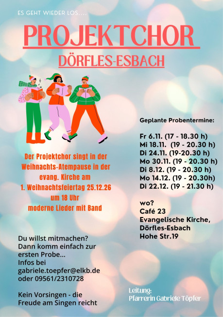 Projektchor Weihnachten