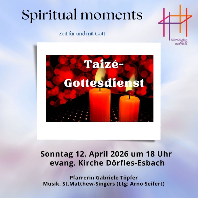 Taize - Gottesdienst 12. April 2026
